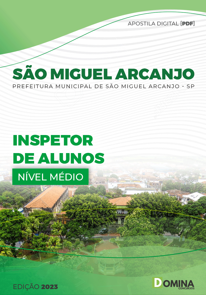 Apostila Pref São Miguel Arcanjo SP 2023 Inspetor Alunos