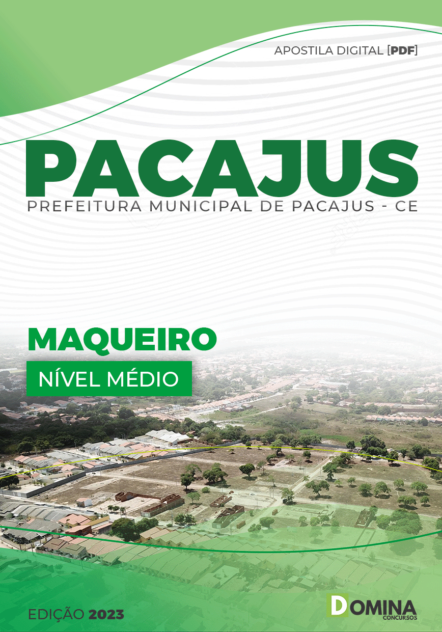 Apostila Concurso Pref Pacajus CE 2023 Maqueiro