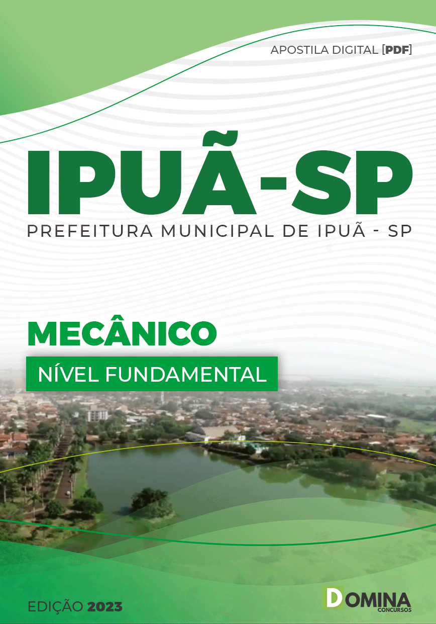 Apostila Digital Concurso Pref Ipuã SP 2023 Mecânico
