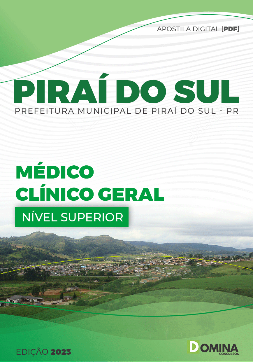 Apostila Concurso Pref Piraí Sul PR 2023 Médico Clínico Geral