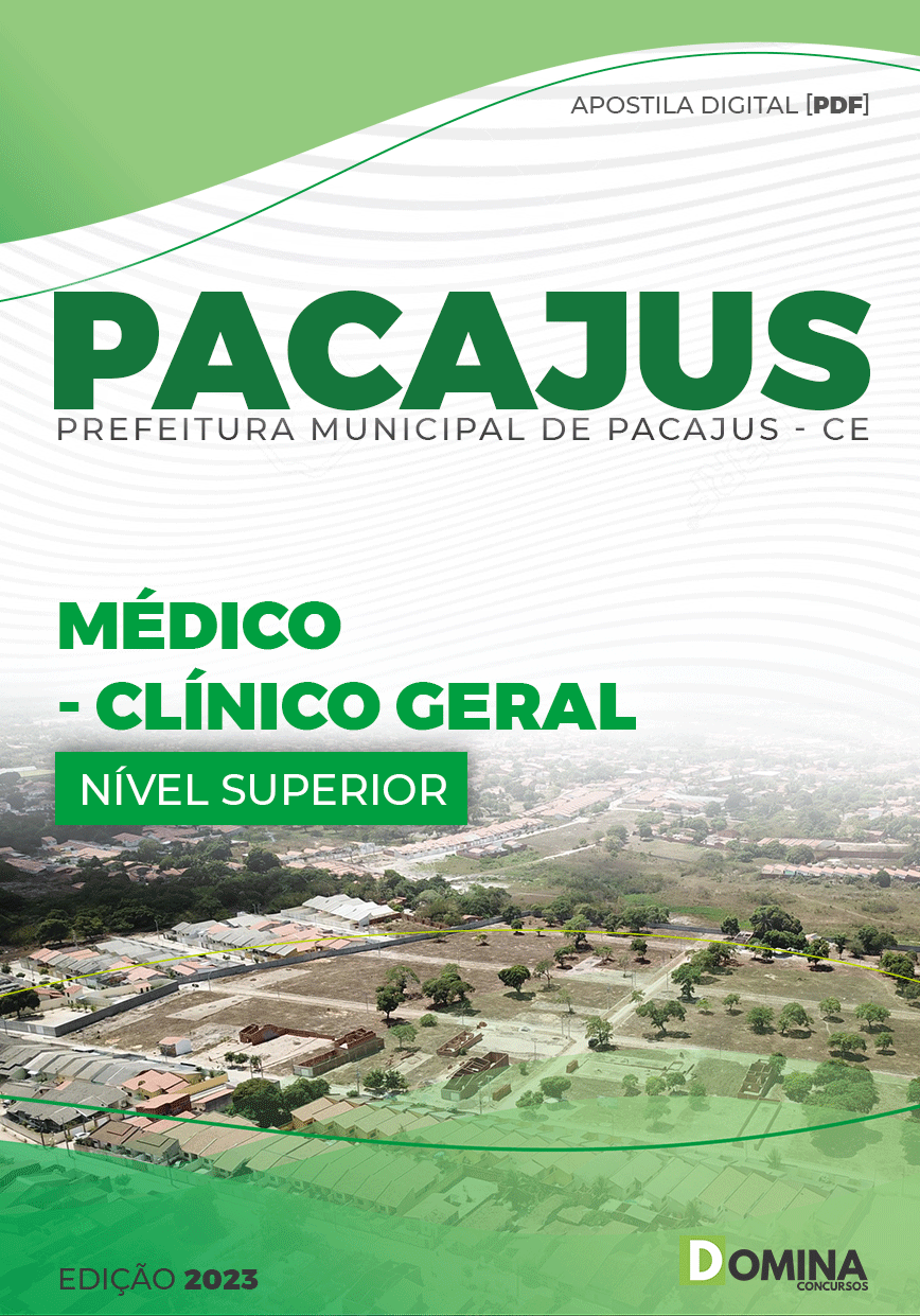 Apostila Concurso Pref Pacajus CE 2023 Médico Clínico Geral