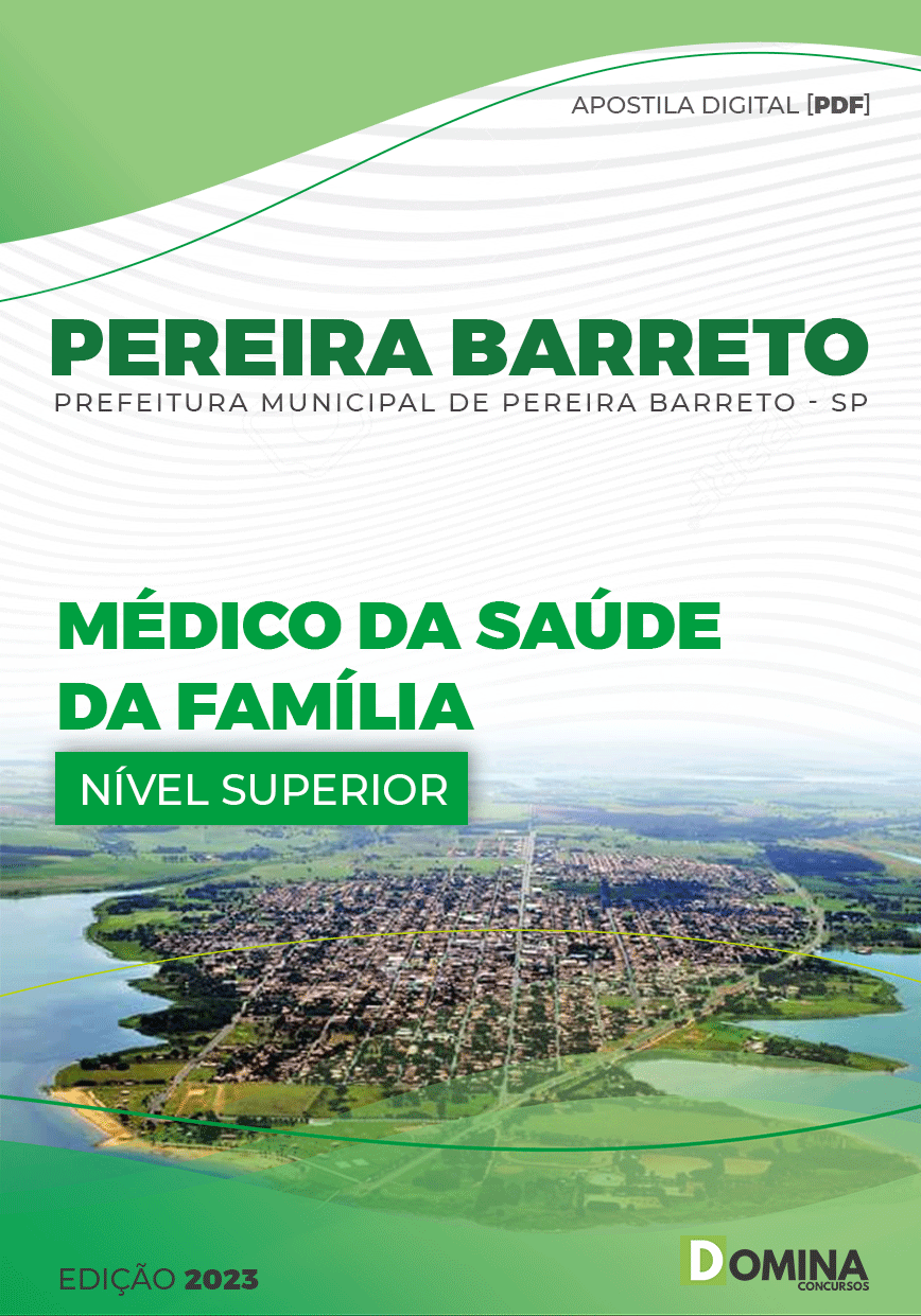Apostila Pref Pereira Barreto SP 2023 Médico Saúde Família