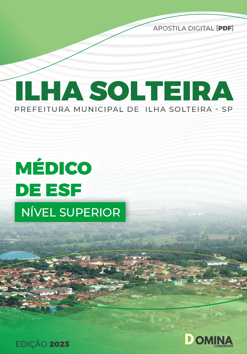 Apostila Concurso Pref Ilha Solteira SP 2023 Médico ESF