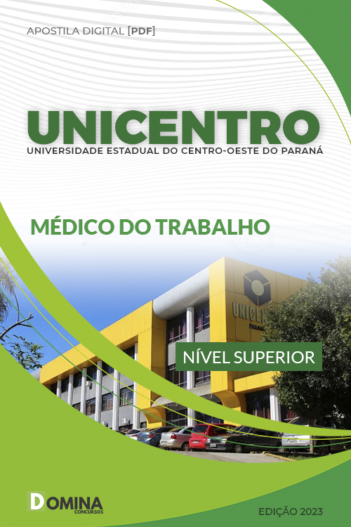 Apostila Concurso Unicentro PR 2023 Médico Trabalho