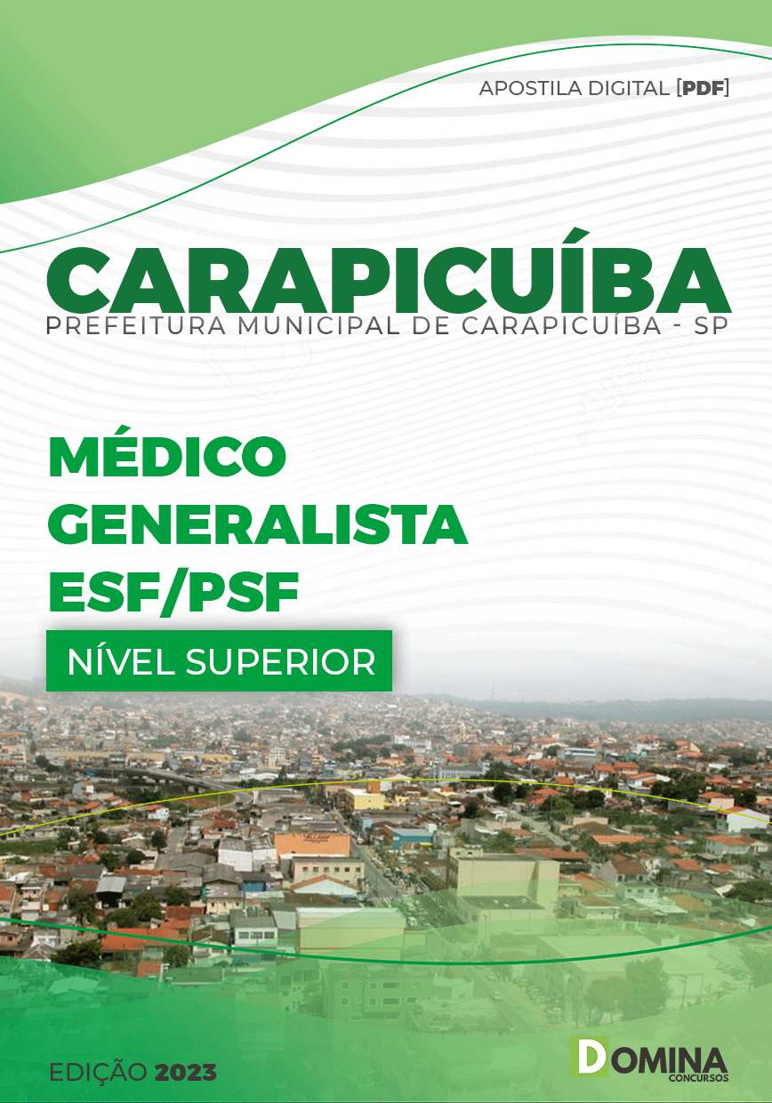Apostila Pref Carapicuíba SP 2023 Médico Generalista ESF