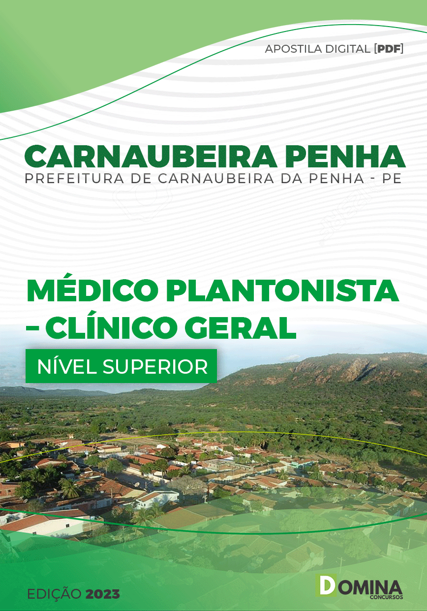Apostila Pref Carnaubeira Penha PE 2023 Médico Plantonista Clínico