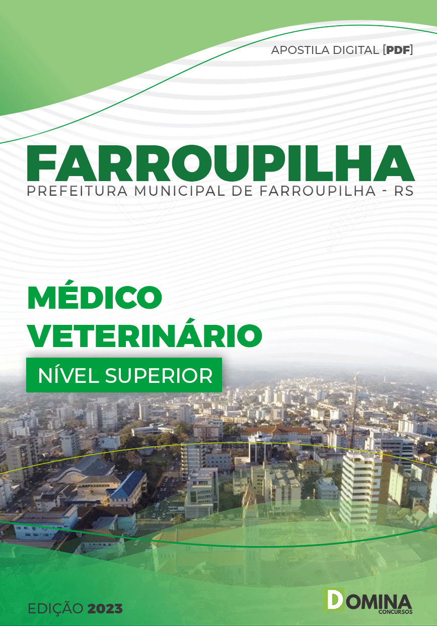 Apostila Digital Pref Farroupilha RS 2023 Médico Veterinário