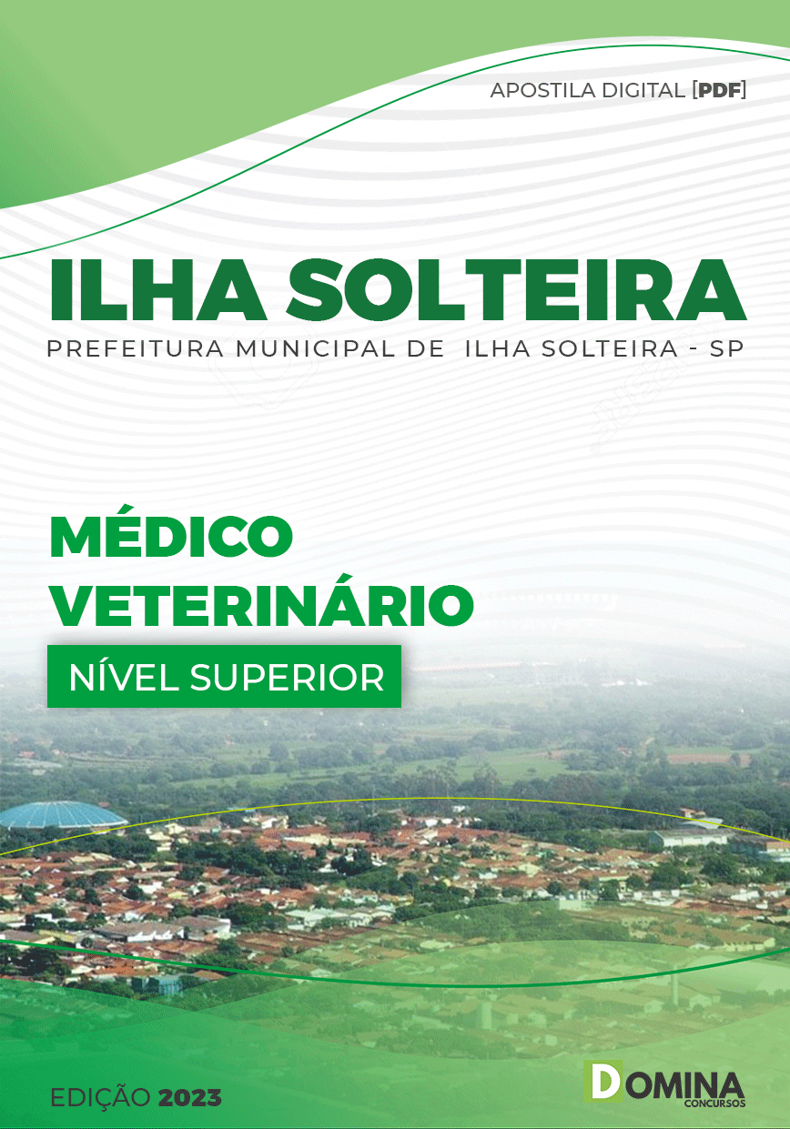 Apostila Pref Ilha Solteira SP 2023 Médico Veterinário