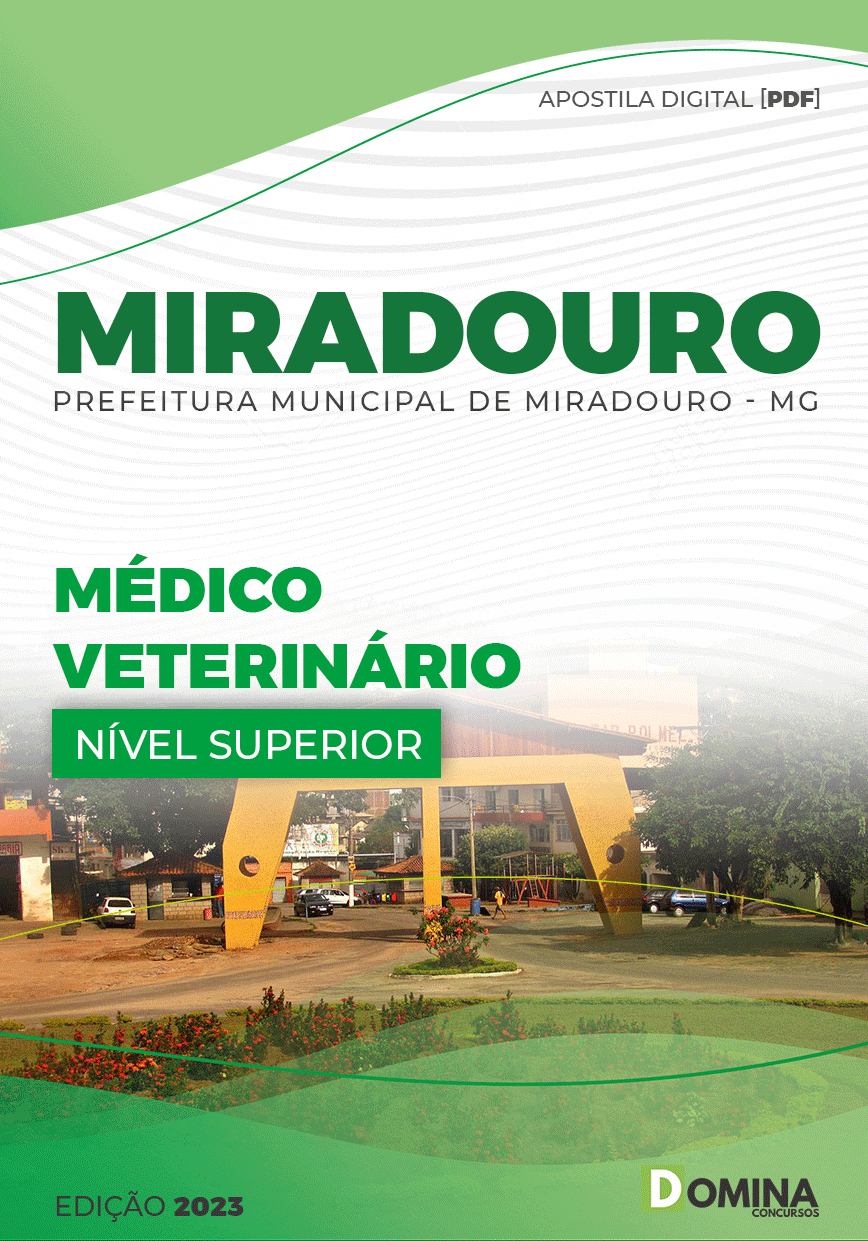 Apostila Digital Pref Miradouro MG 2023 Médico Veterinário