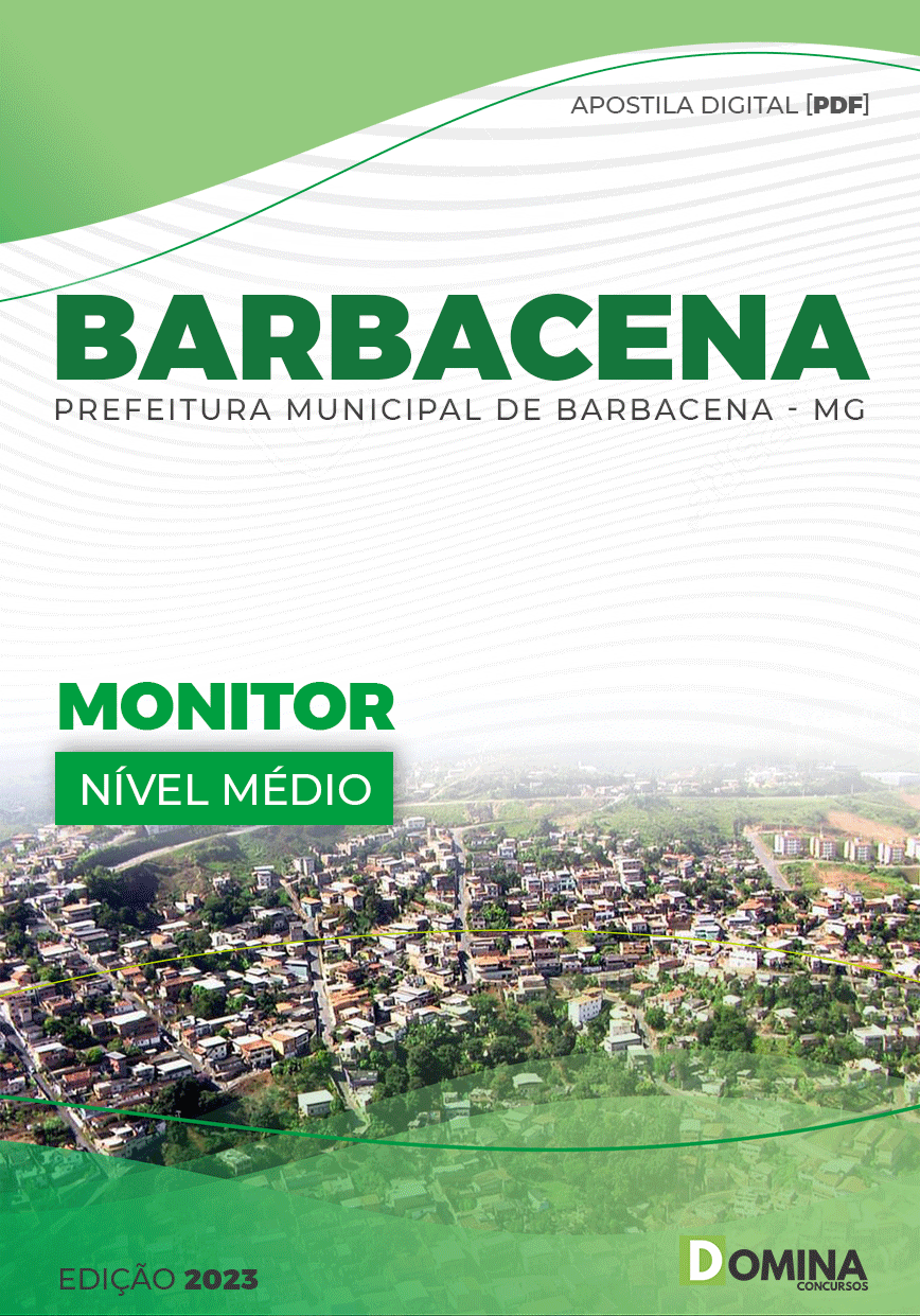 Apostila Concurso Pref Barbacena MG 2023 Monitor