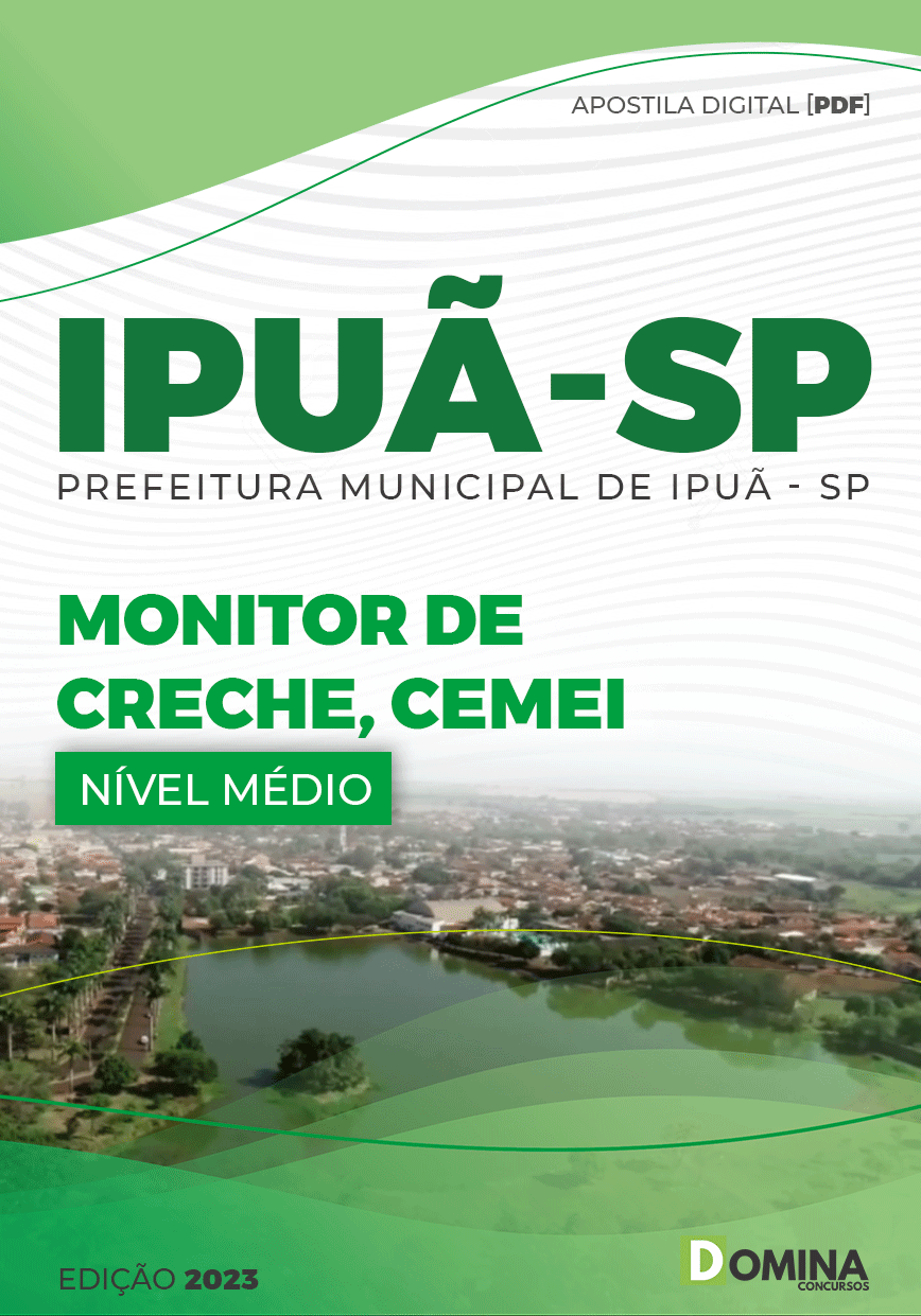 Apostila Concurso Pref Ipuã SP 2023 Monitor Creche