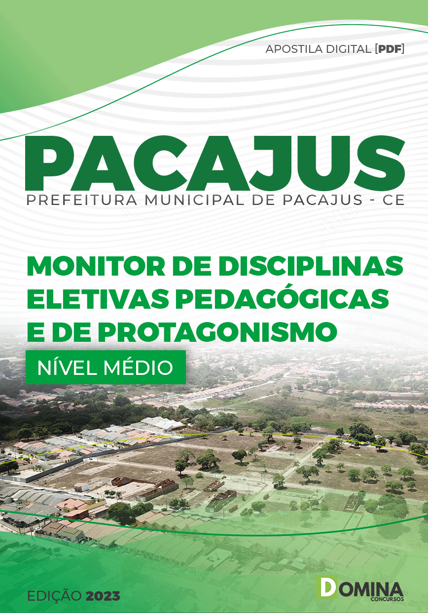 Apostila Pref Pacajus CE 2023 Monitor Disciplina Eletivas Pedagógicas