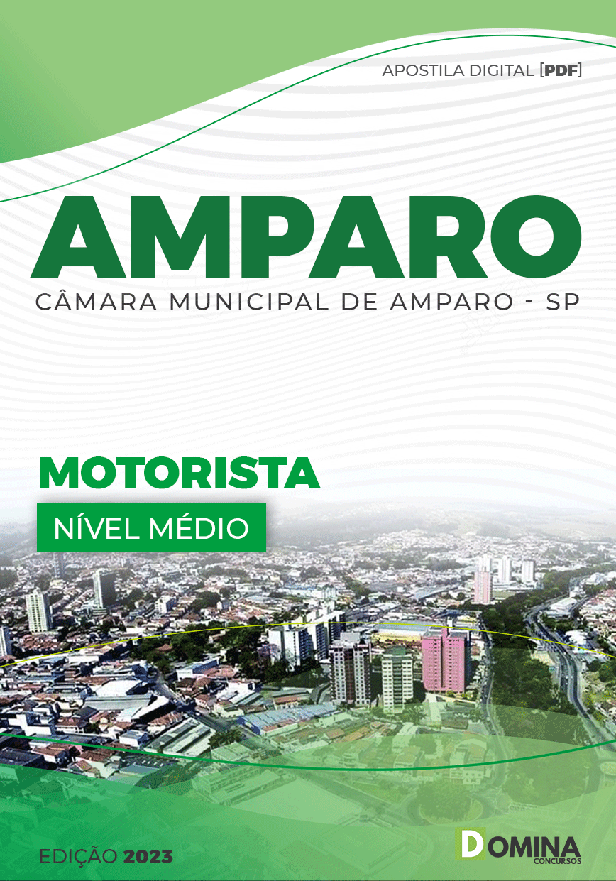 Apostila Concurso Câmara Amparo SP 2023 Motorista