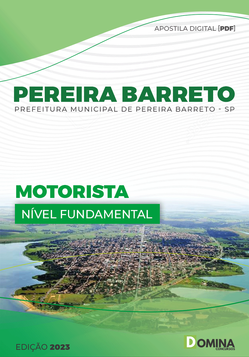 Apostila Digital Pref Pereira Barreto SP 2023 Motorista