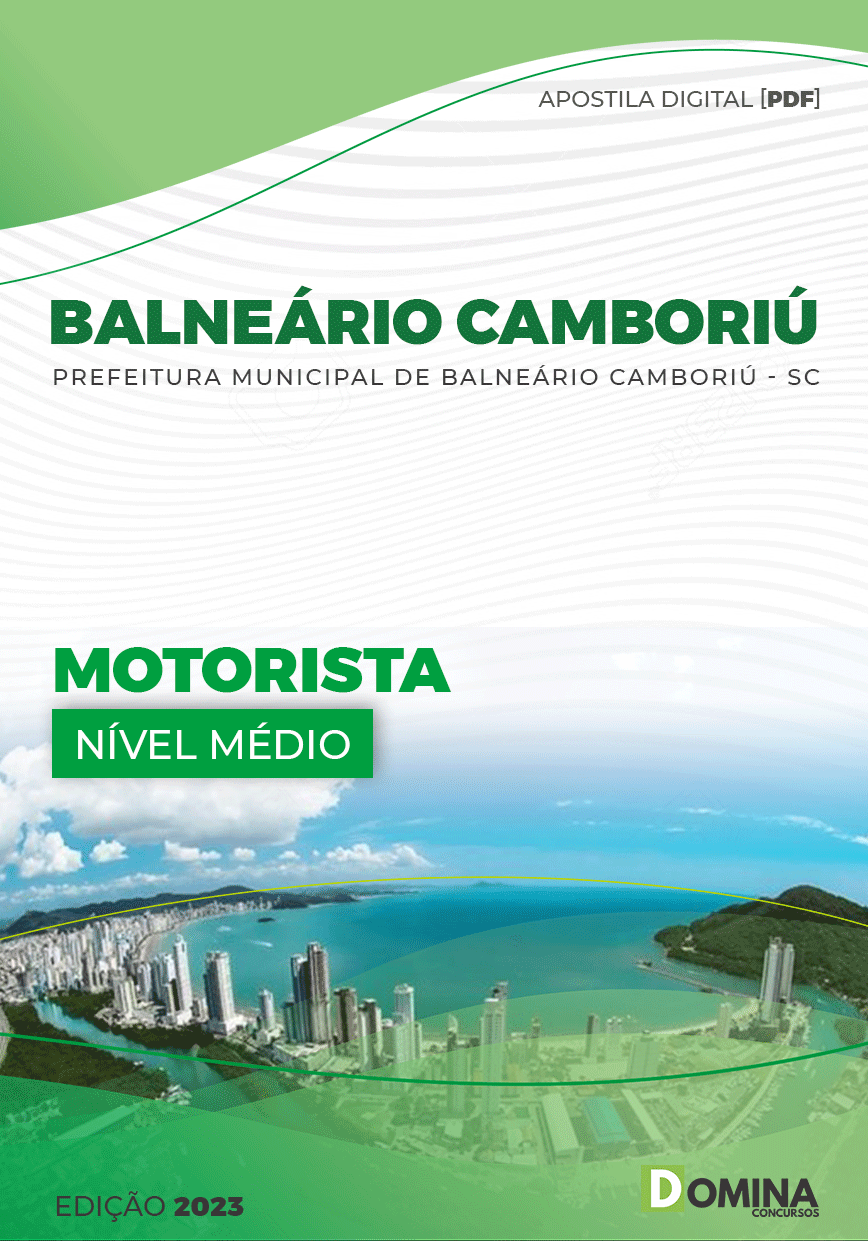 Apostila Pref Balneário Camboriú SC 2023 Motorista