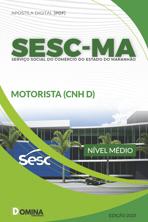 Apostila Digital Concurso SESC MA 2023 Motorista
