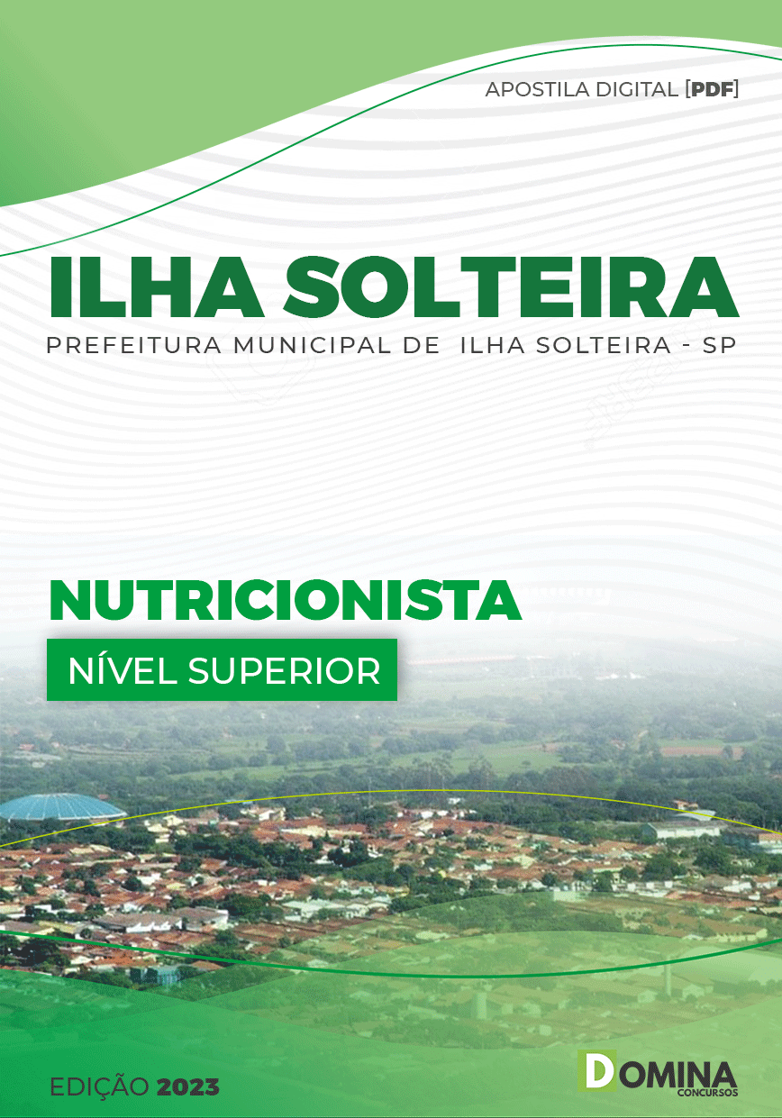 Apostila Digital Pref Ilha Solteira SP 2023 Nutricionista