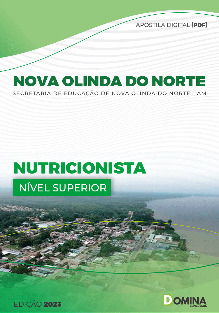 Apostila Pref Nova Olinda Norte AM 2023 Nutricionista