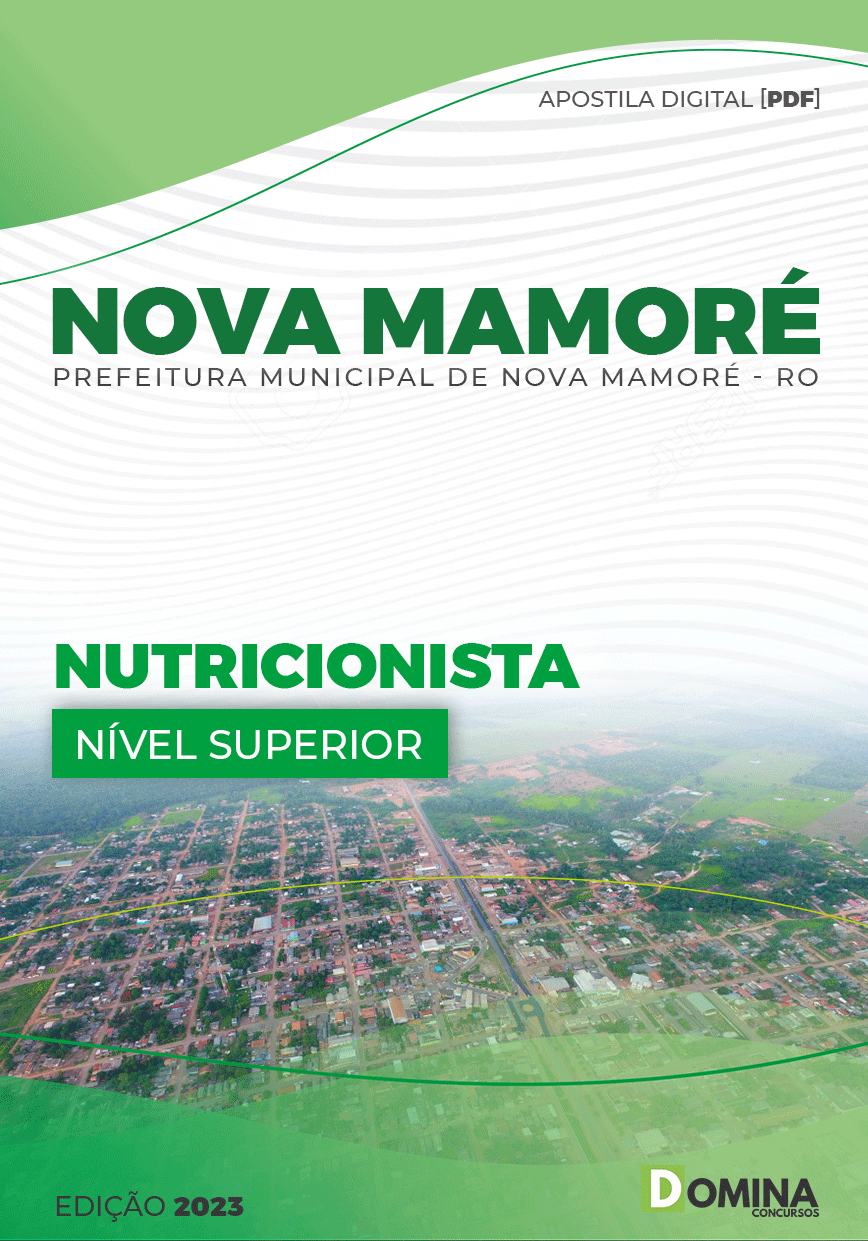 Apostila Pref Nova Mamoré RO 2023 Nutricionista