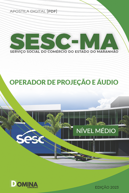 Apostila Digital SESC MA 2023 Operador Projeto Áudio