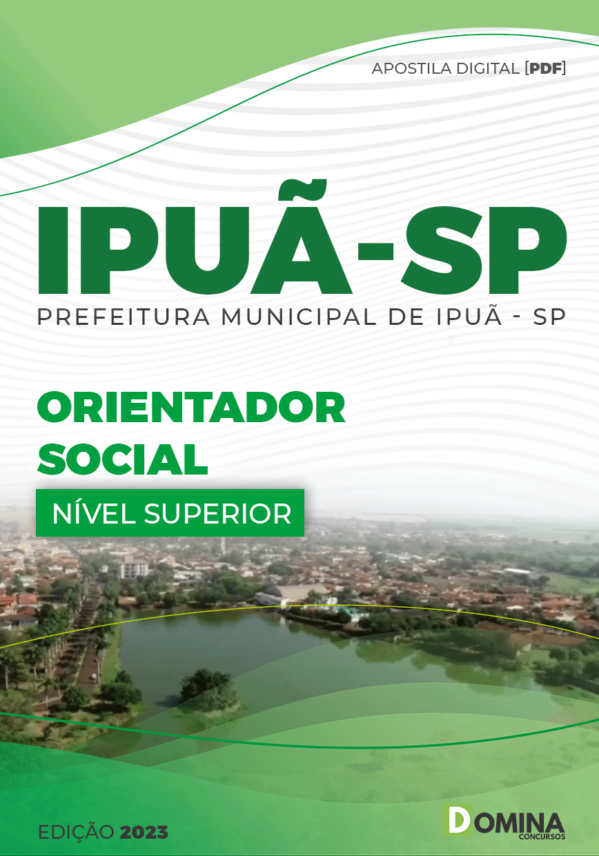 Apostila Concurso Pref Ipuã SP 2023 Orientado Social