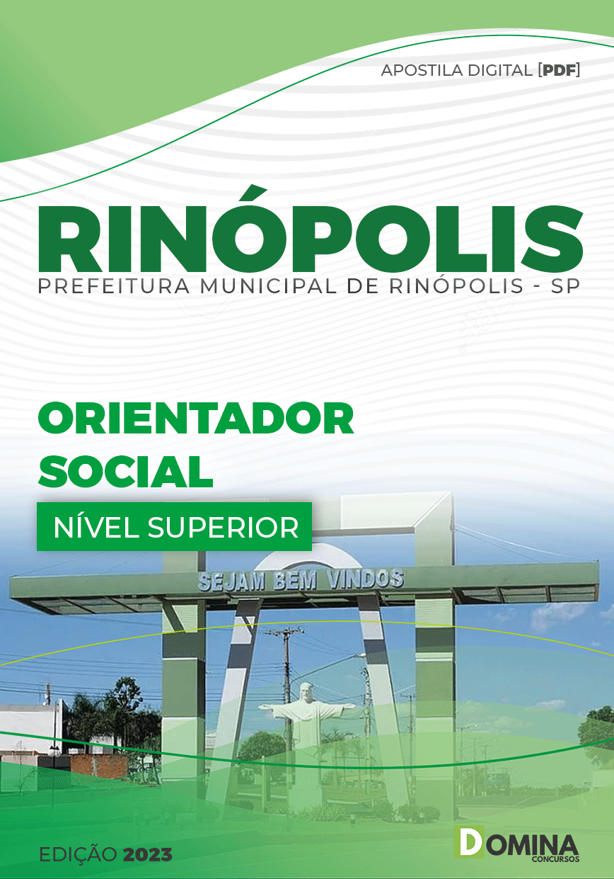 Apostila Digital Pref Rinópolis SP 2023 Orientador Social