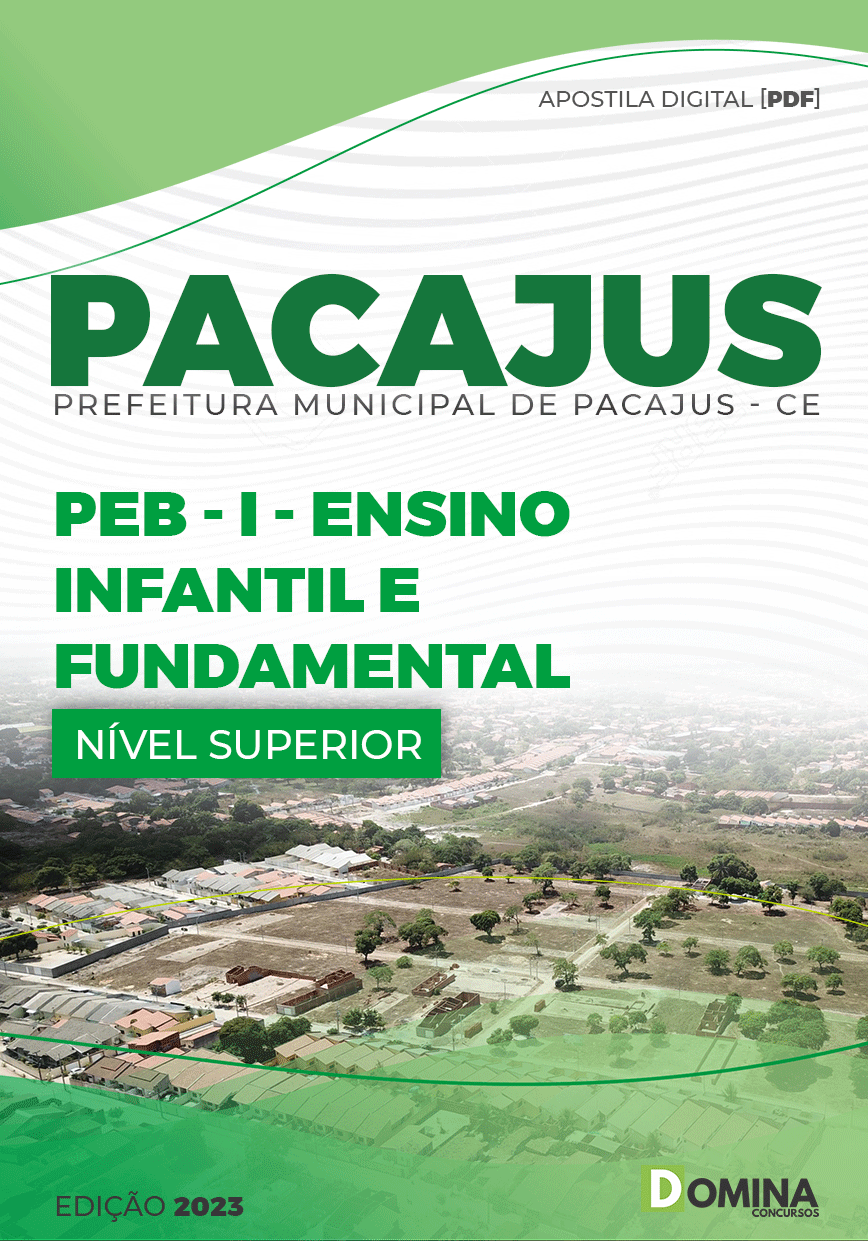 Apostila Pref Pacajus CE 2023 Prof Enisino Infantil Fundamental