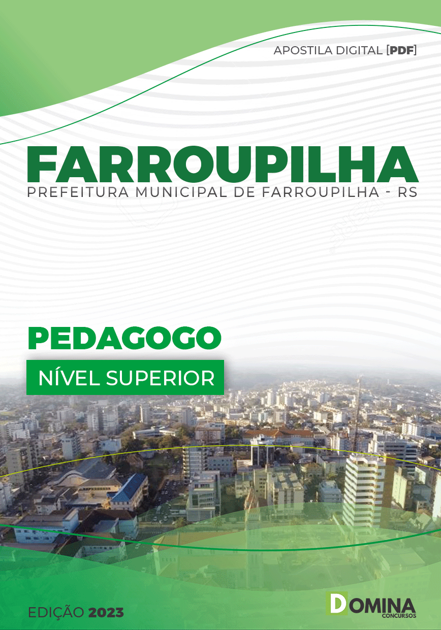 Apostila Digital Pref Farroupilha RS 2023 Pedagogo