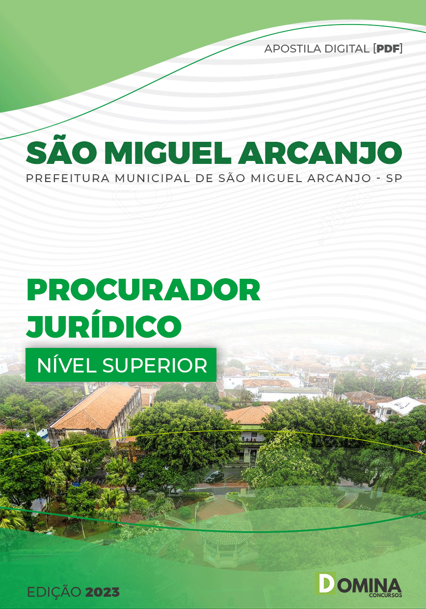 Apostila Pref São Miguel Arcanjo SP 2023 Procurador Jurídico