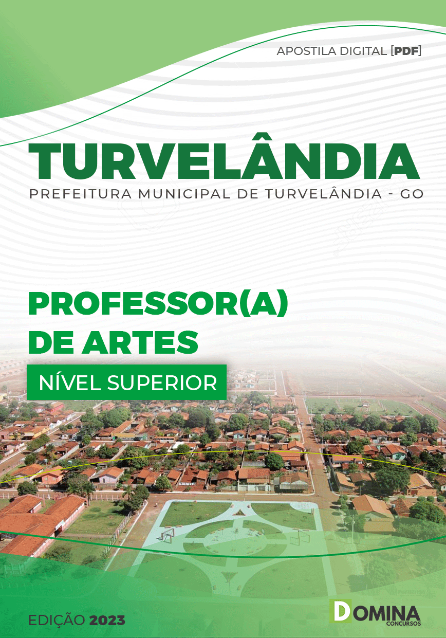 Apostila Pref Turvelândia GO 2023 Professor Artes