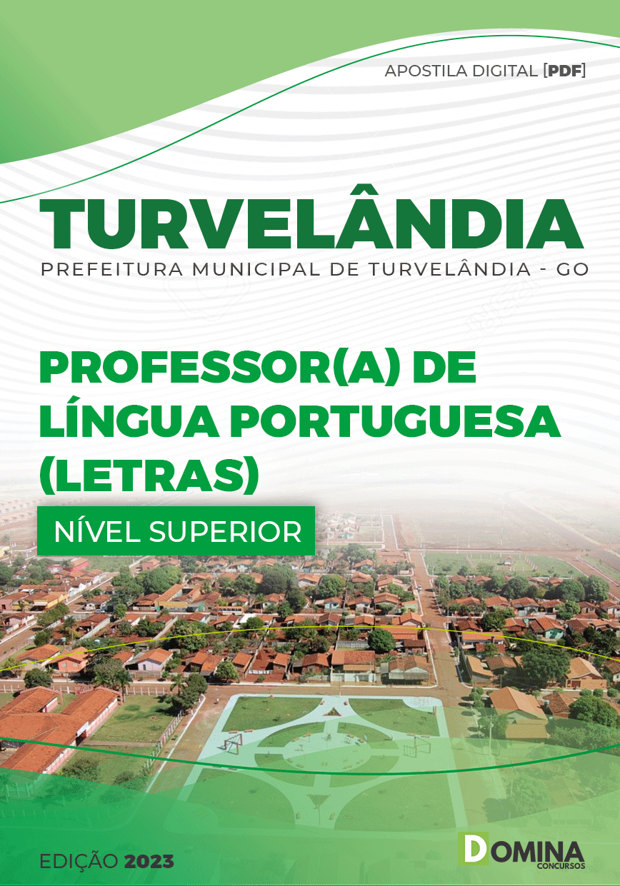 Apostila Pref Turvelândia GO 2023 Professor Língua Portuguesa