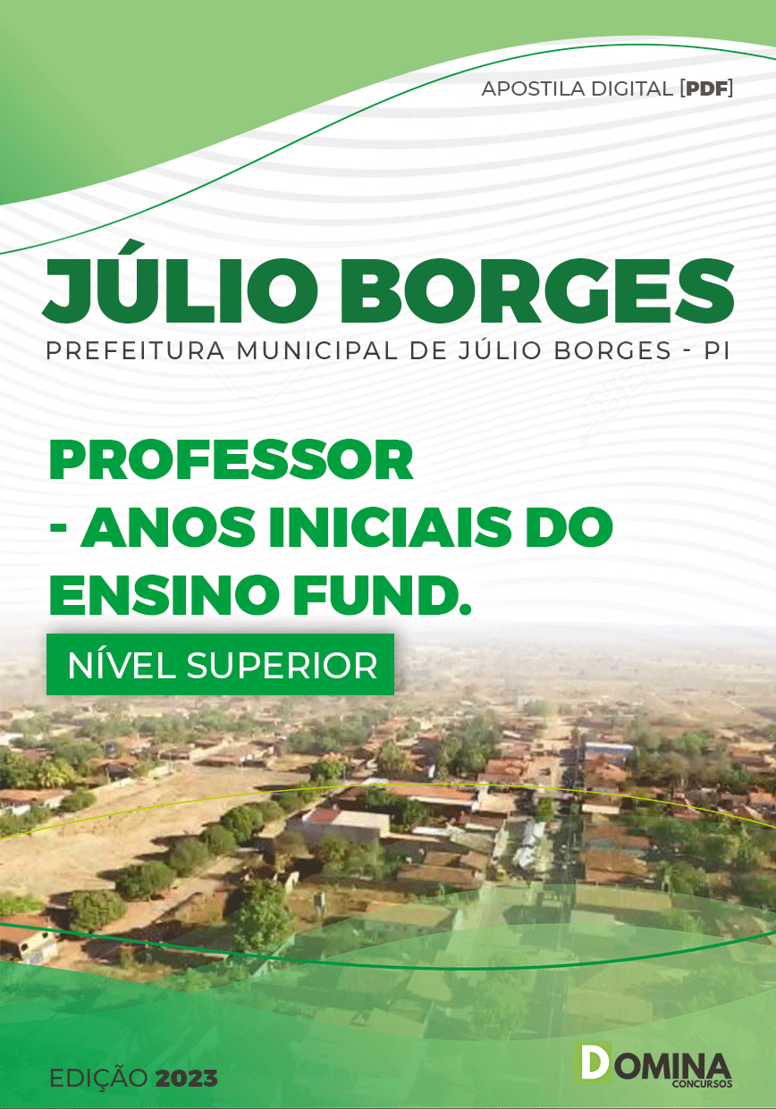 Apostila Pref Júlio Borges PI 2023 Professor Anos Iniciais