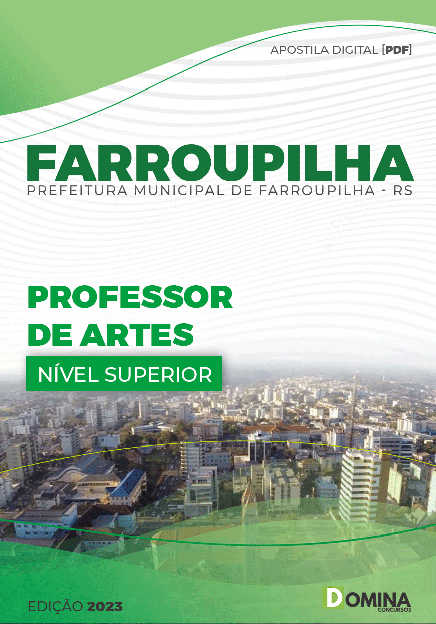 Apostila Pref Farroupilha RS 2023 Professor Anos Finais Artes