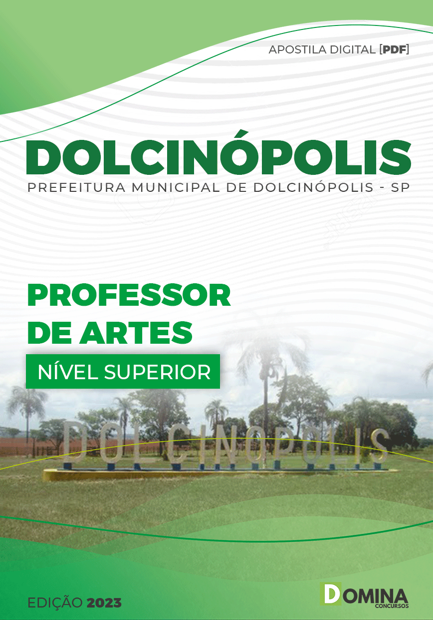 Apostila Pref Dolcinópolis SP 2023 Professor Artes