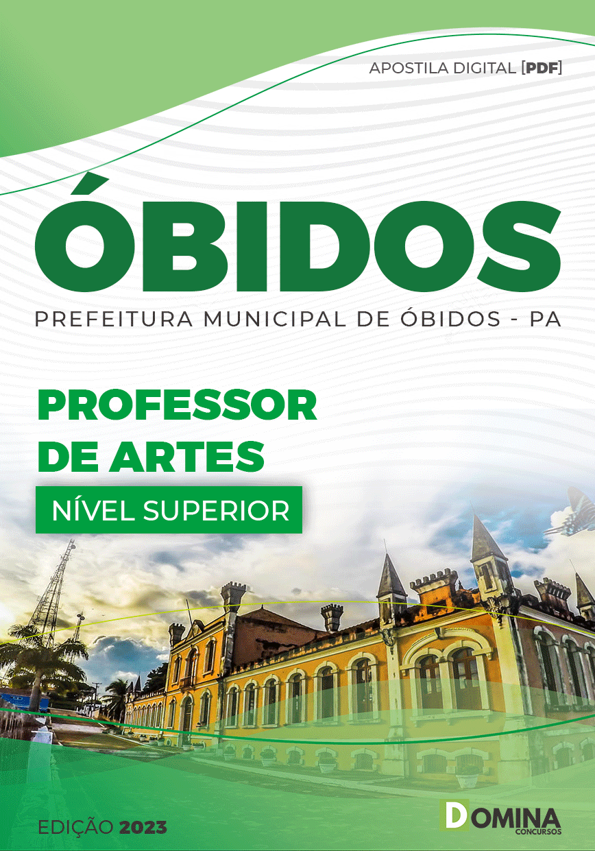 Apostila Concurso Pref Óbidos PA 2023 Professor Artes