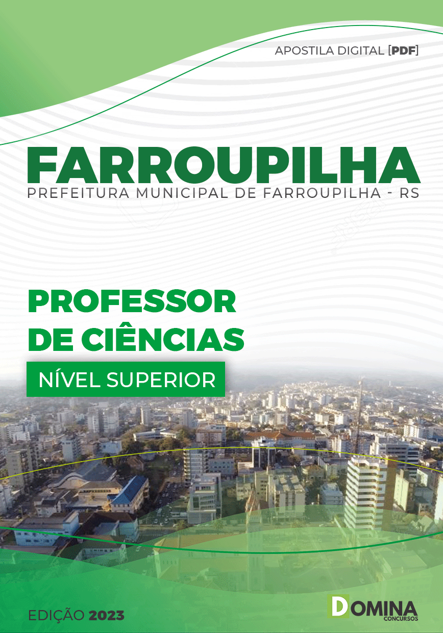 Apostila Pref Farroupilha RS 2023 Professor Anos Finais Ciências