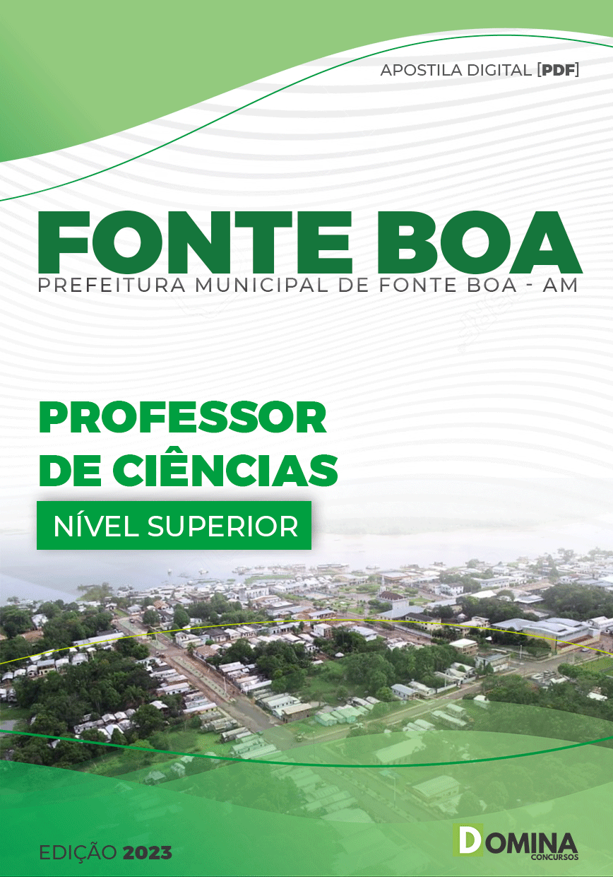 Apostila Digital Pref Fonte Boa AM 2023 Professor Ciências