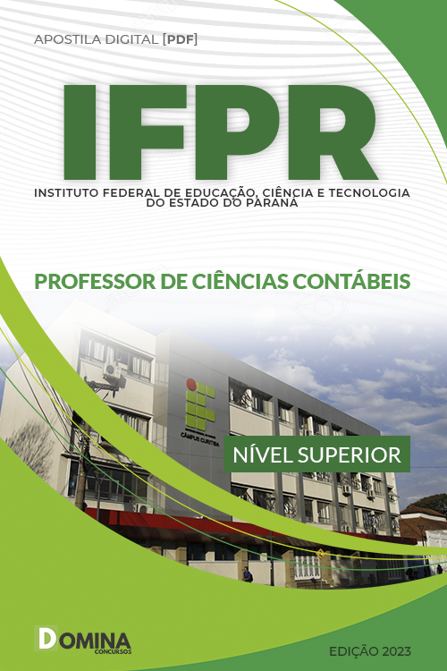 Apostila Digital IFPR 2023 Professor Ciências Contábeis