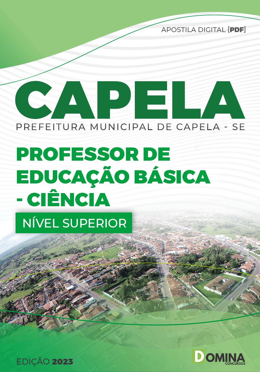 Apostila Pref Capela SE 2023 Professor Educação Básica Ciências