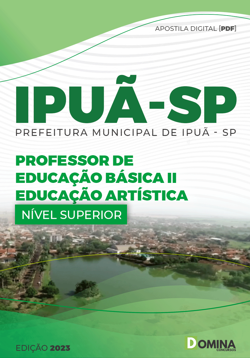 Apostila Pref Ipuã SP 2023 PEB II Educação Artística