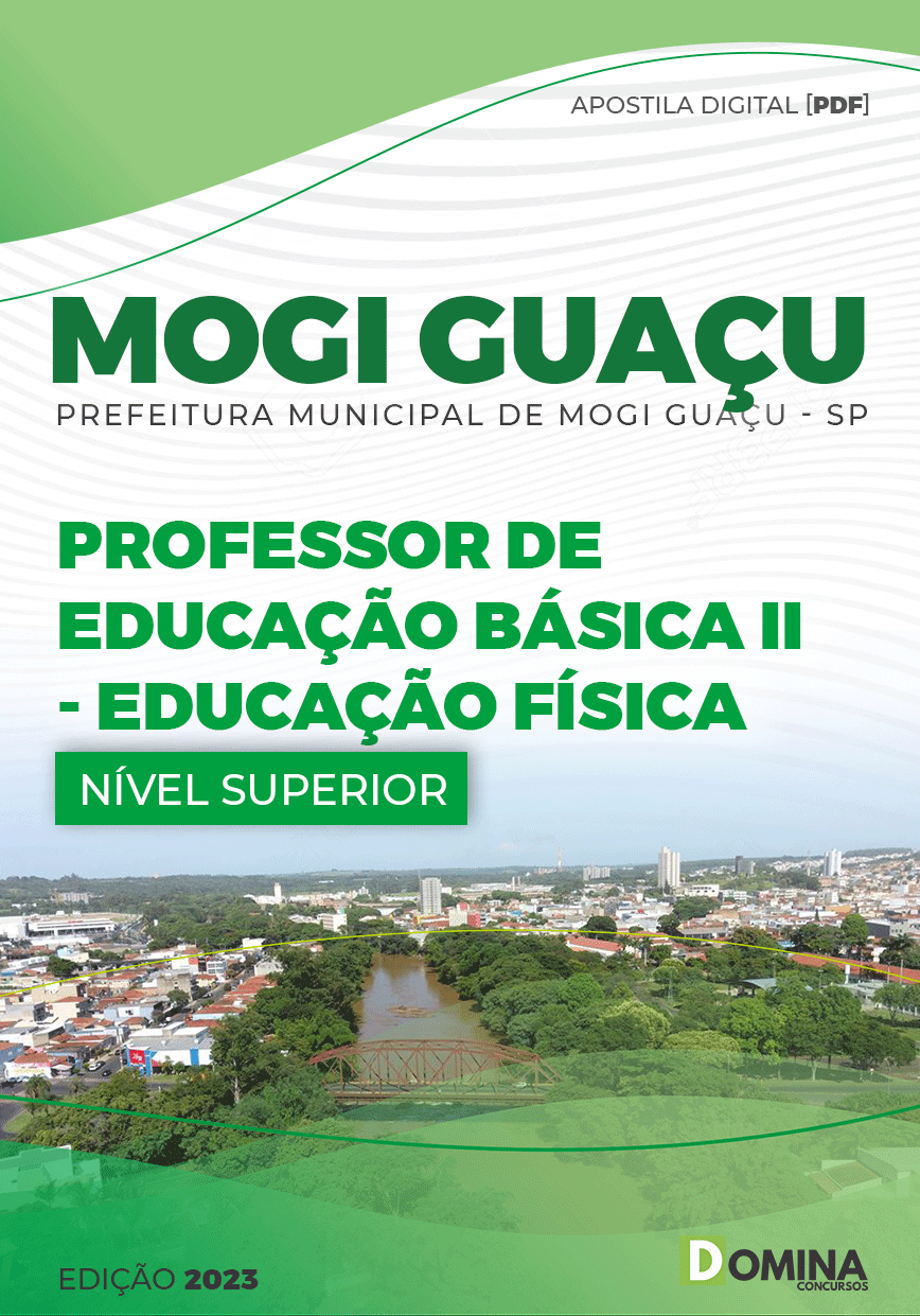 Apostila Pref Mogi Guaçu SP 2023 Professor Ed Básica II Educação Física