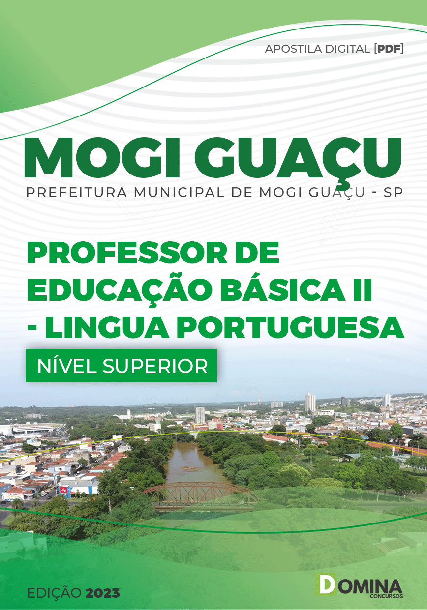 Apostila Pref Mogi Guaçu SP 2023 Prof Ed Básica II Língua Portuguesa