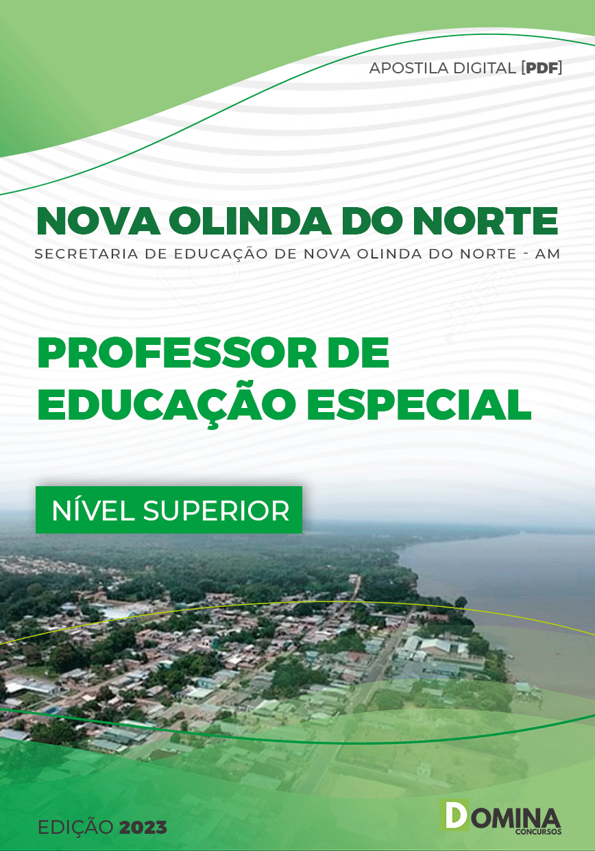 Apostila Pref Nova Olinda Norte AM 2023 Professor Educação Especial