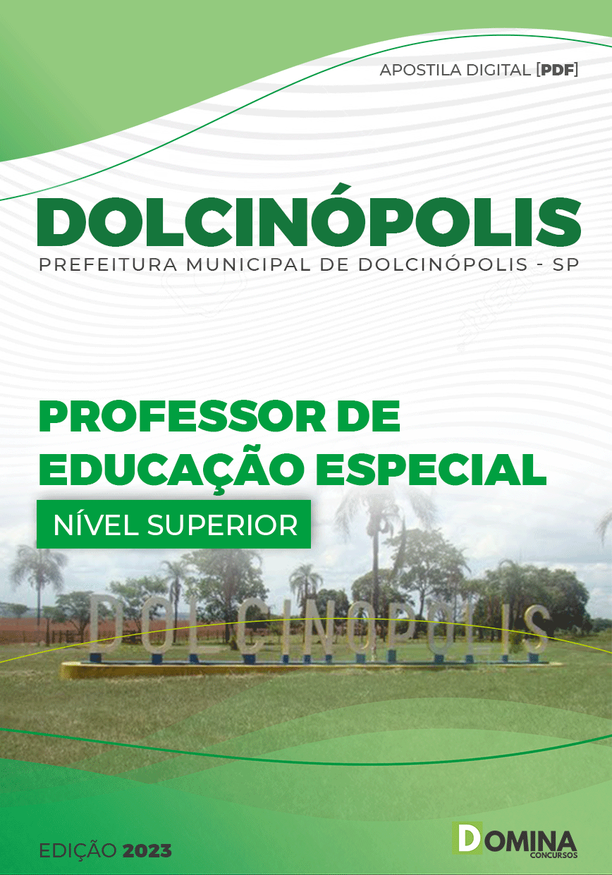 Apostila Pref Dolcinópolis SP 2023 Professor EB II Educação Especial