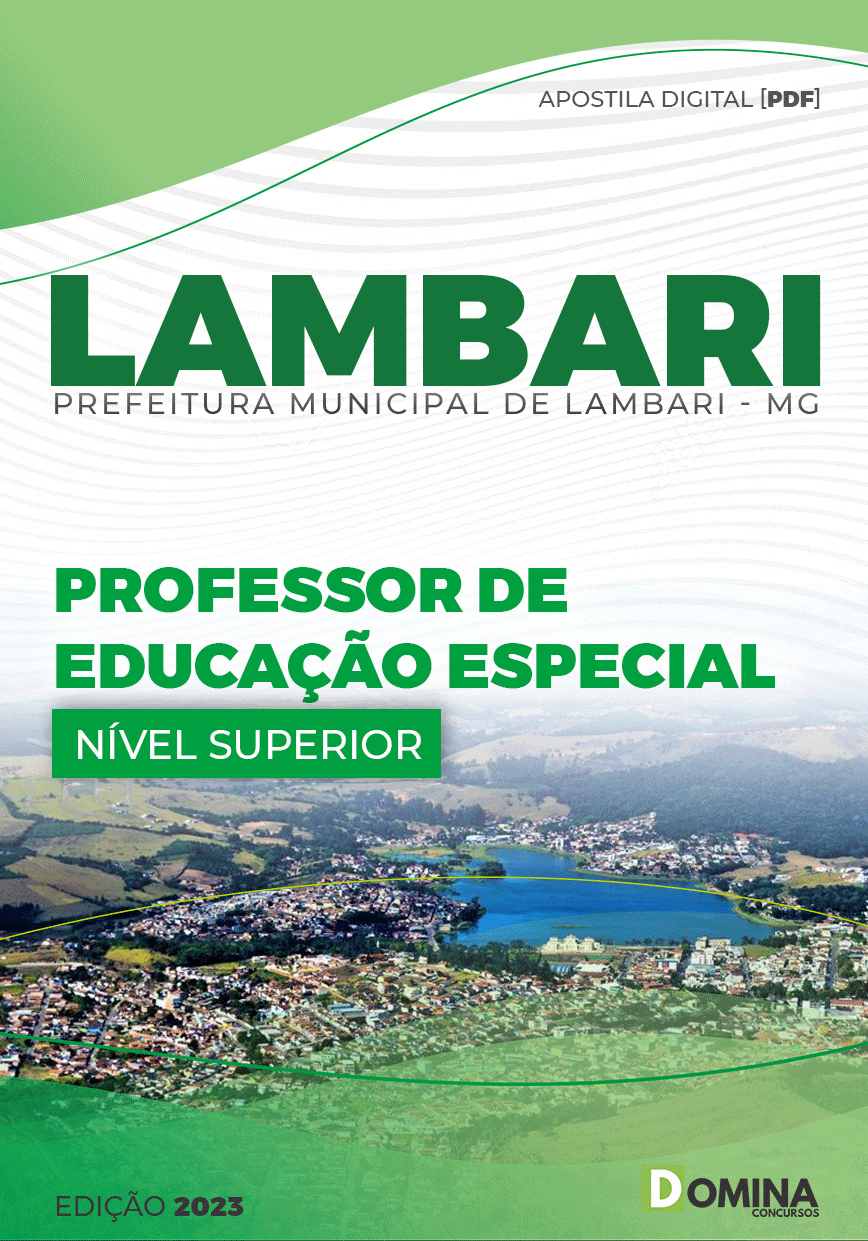 Apostila Pref Lambari MG 2023 Professor Educação Especial