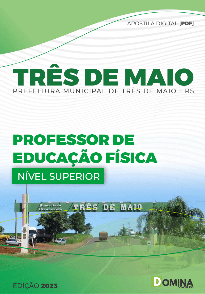 Apostila Pref Três Maio RS 2023 Professor Educação Física