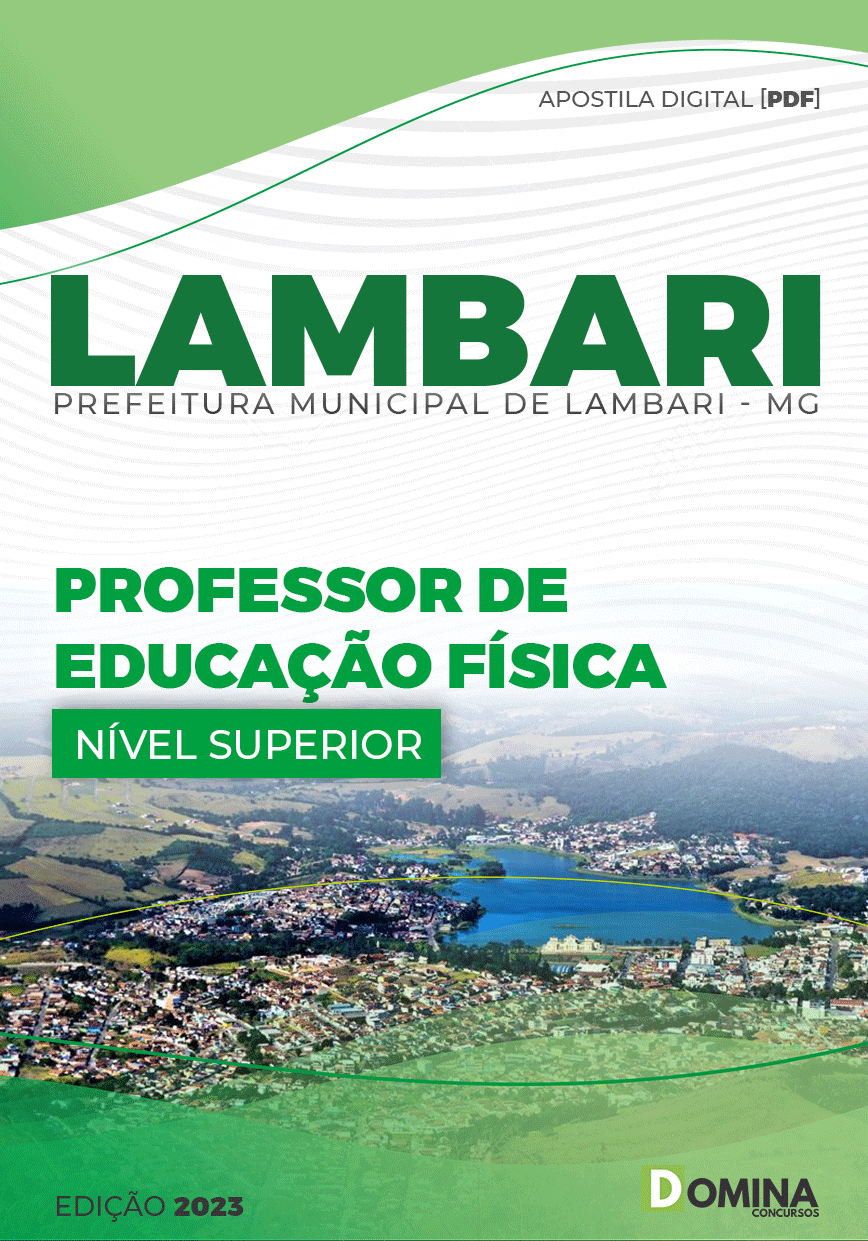Apostila Pref Lambari MG 2023 Professor Educação Física