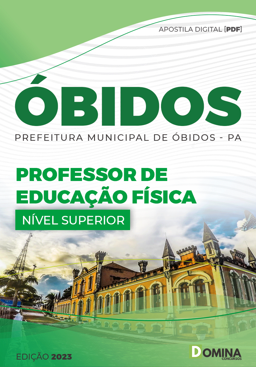Apostila Pref Óbidos PA 2023 Professor Educação Física
