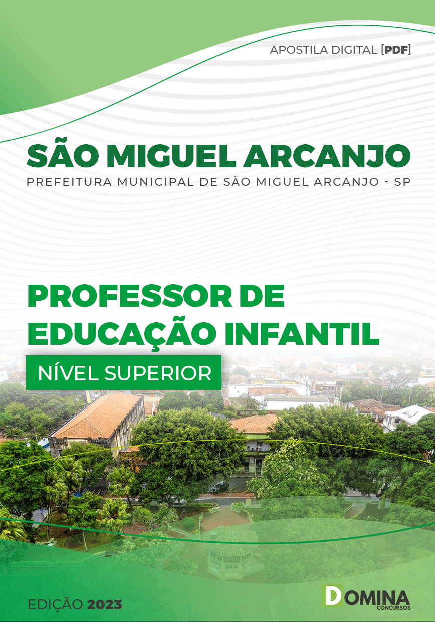 Apostila Pref São Miguel Arcanjo SP 2023 Professor Educação Infantil
