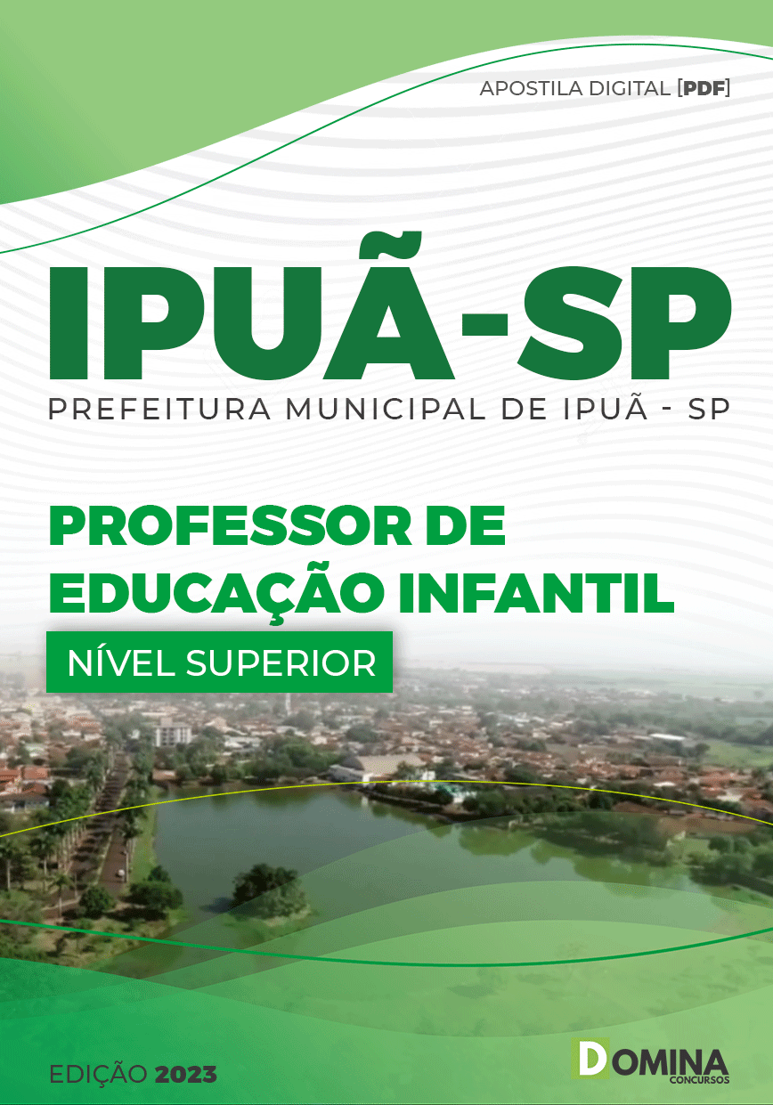 Apostila Pref Ipuã SP 2023 Professor Educação Infantil